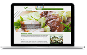thiết kế web mẫu nhà hàng #00011