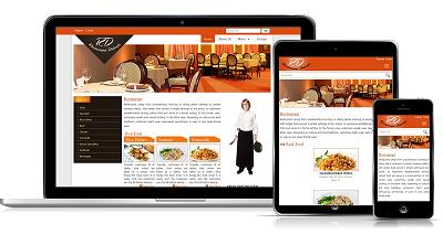 thiết kế web mẫu nhà hàng #00030
