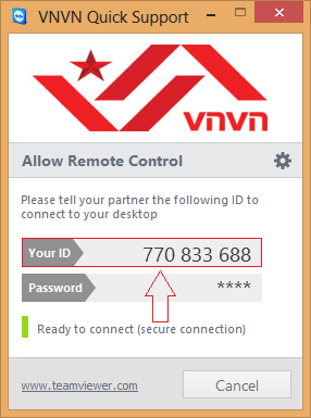 vnvn web design remote support window